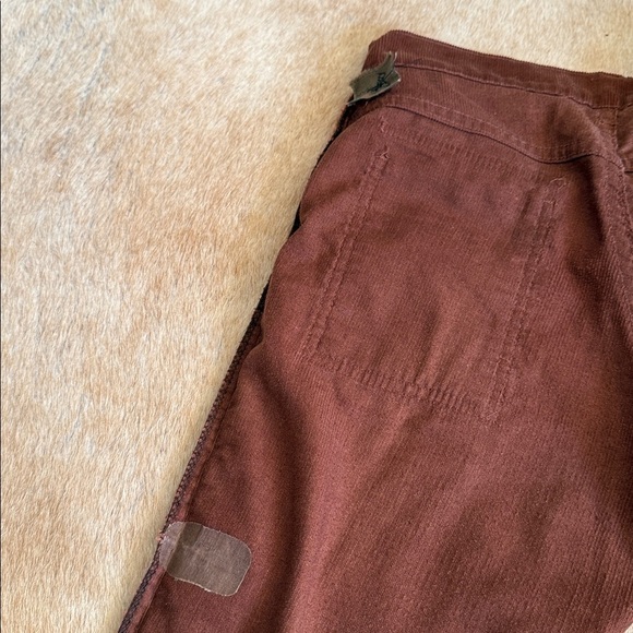 RARE Vintage Levi Brown Corduroy Pants kickflare Big E white tab - Picture 16 of 16